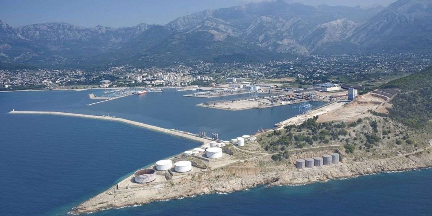 Port of Bar aerial view